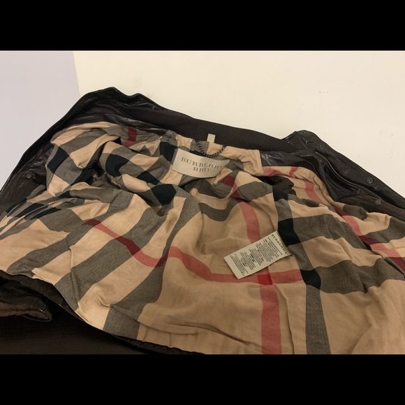 Burberry Brit brown leather jacket - Picture 3 of 3